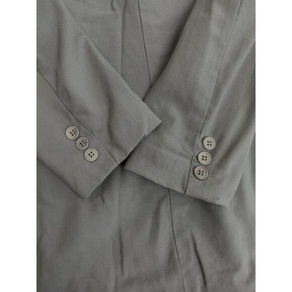 Calvin Klein Wool Jacket Coat Sz 6 Taupe 3 Button Single Breasted Lined Woman’s - Picture 8 of 16